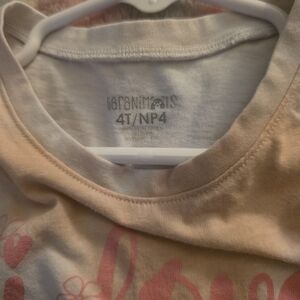 Garanimals Pink and Cream Graphic Tee